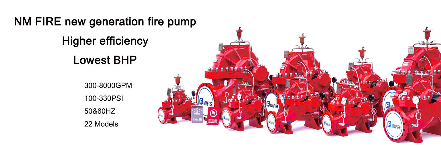 Qualité Pompe à incendie fendue de cas usine