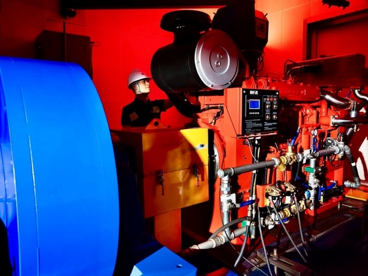 Moteur diesel puissant et durable pour pompe à incendie et capacité du réservoir de carburant de 50 à 550 gallons 1250 GPM