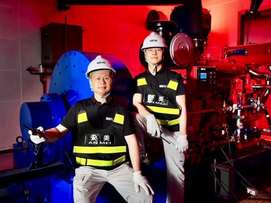 Ensemble motopompe incendie d'origine pour 1500 GPM, pression de refoulement de 110-269 PSI et suppression d'incendie