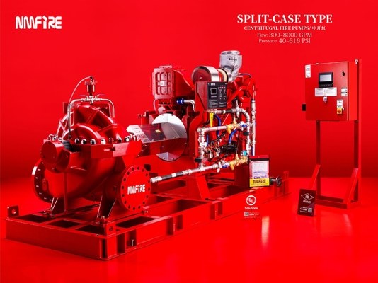 NFPA 20 Norme pour les groupes motopompes incendie pour la sécurité incendie et la performance en eau douce/eau de mer 3000 GPM