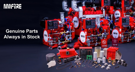 Ensemble de pompes à incendie pour moteur avec conception centrifuge horizontale et tête 3500GPM fournisseur de pompes à incendie