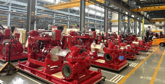 Pompes à incendie pour moteur diesel de sécurité incendie pour les performances et les normes 4500GPM UL NFPA20