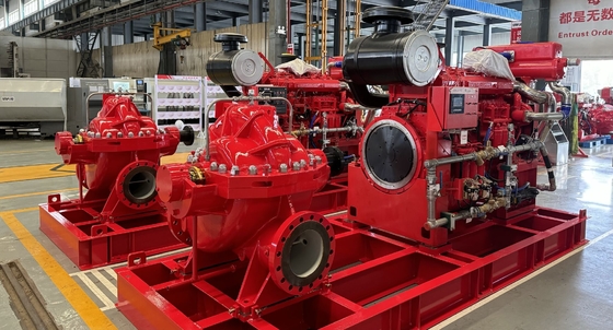 NFPA 20 Norme des pompes à incendie pour une suppression supérieure des incendies 110-284PSI Hauteur 4500GPM