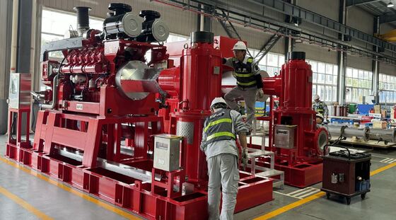 250VTP950-38 pompe à incendie à turbine verticale avec moteur diesel.