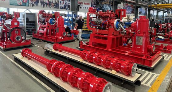 150VTP230-20 pompe à incendie à turbine verticale propulsée par moteur diesel 1000 GPM, certifié UL/FM