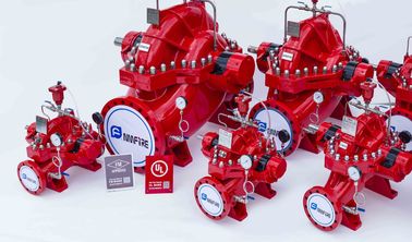 Une pompe à incendie à fente horizontale à 1500 gpm @ 200 PSI NFPA20