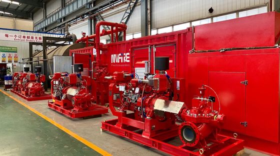 750GPM 196PSI UL pompe à boîtiers séparés centrifugeuse pour les incendies pompe à boîtiers séparés horizontale