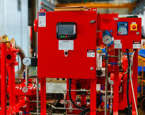 Contrôleur de pompe à incendie de la série GPD Tornatech pour pompes de lutte contre l'incendie des moteurs diesel
