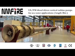 Pompes à incendie à turbine verticale à moteur diesel NMFIRE UL/FM pour applications offshore