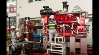 Pompe à incendie à turbine verticale UL FM 5000 GPM